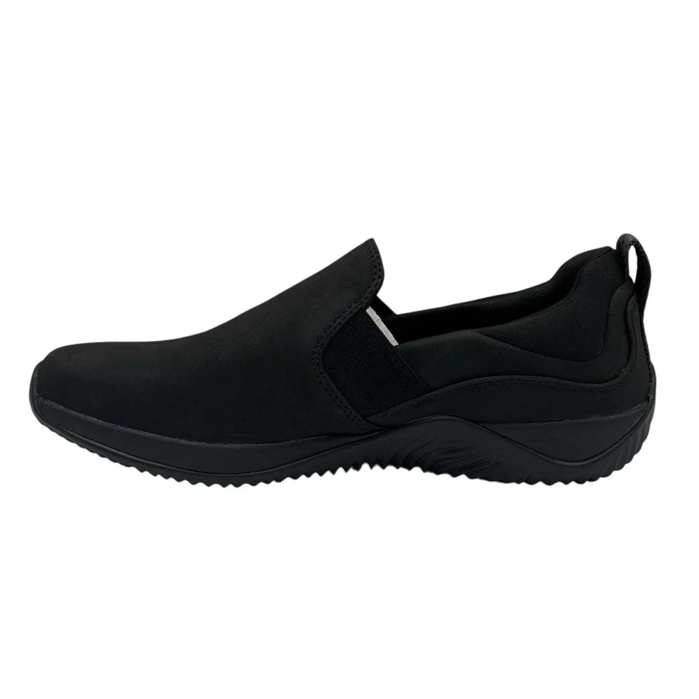 Ryka Womens Echo Comfort Slip On‎ Shoes Size 8 Solid Black Athletic Lightweight